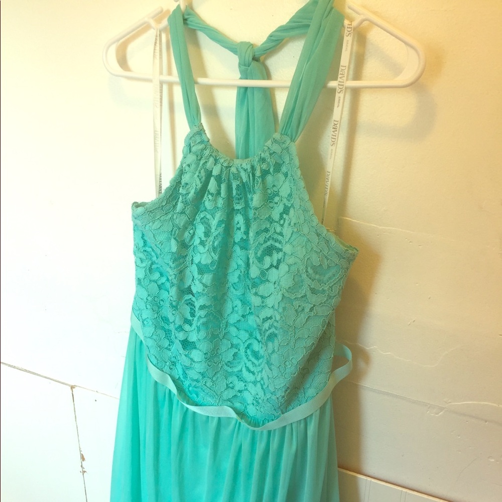 David’s Bridal Bridesmaid Dress Spa color